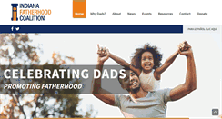 Desktop Screenshot of indianafatherhoodcoalition.com